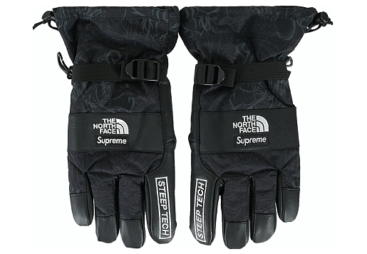 Supreme The North Face Steep Tech Gloves Black Dragon