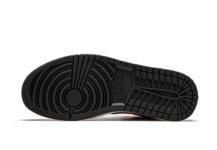 Nike Air Jordan 1 Mid Black Siren Red (W)