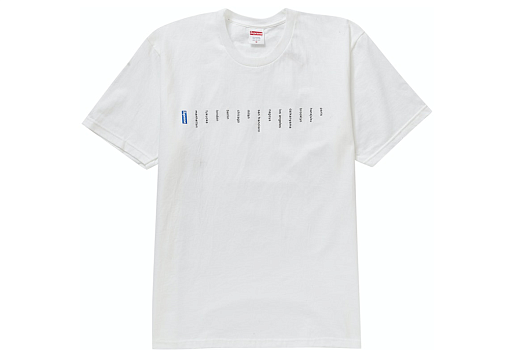 Supreme Location Tee White (SS23)