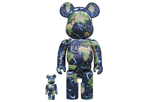 Bearbrick Earth (Columbia Space Shuttle) 100% & 400% Set