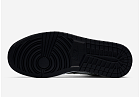 Nike Air Jordan 1 Low Brushstroke Swoosh Black