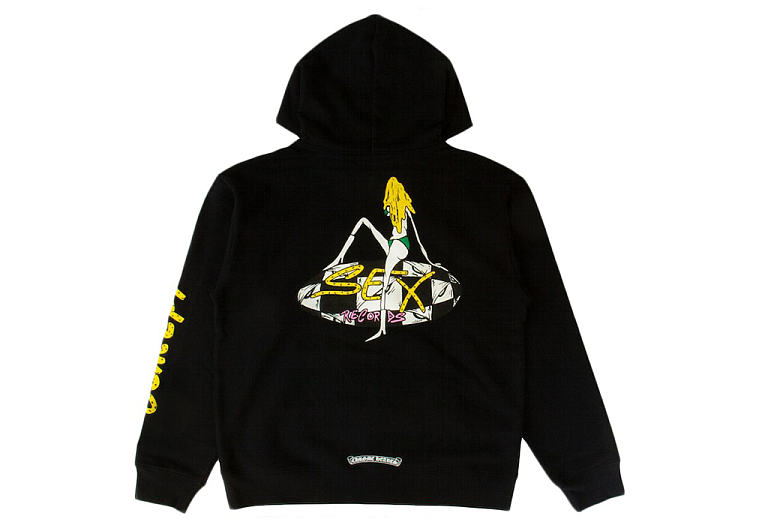 Chrome Hearts Matty Boy Sex Records Concept Hoodie Black