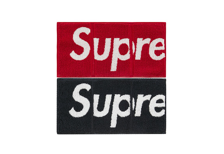 Supreme Imabari Pocket Folding Towels Black Red (Set of 2) (SS23)
