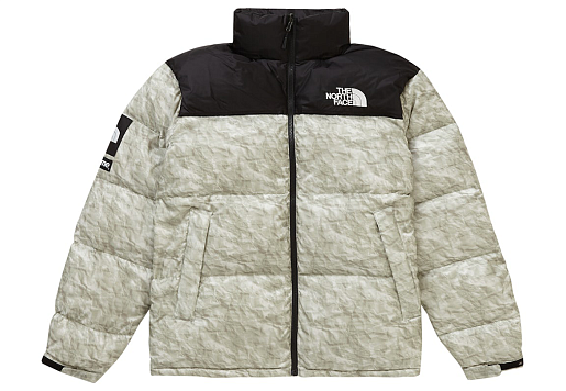 КУРТКА Supreme The North Face Paper Print Nuptse Jacket Paper Print