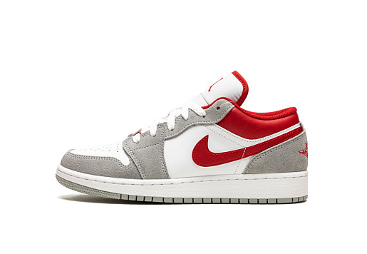 Nike Air Jordan 1 Low SE Light Smoke Grey Gym Red