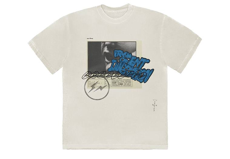 Travis Scott Cactus Jack for Fragment Design White Tee