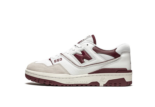 New Balance 550 Sea Salt Burgundy