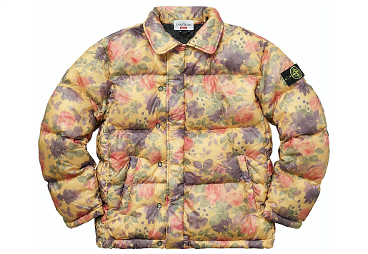 КУРТКА Supreme Stone Island Lamy Cover Stampato Puffy Jacket Copper