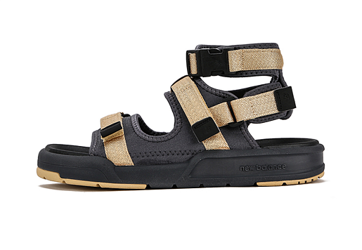 New Balance Sandals Black/Gold