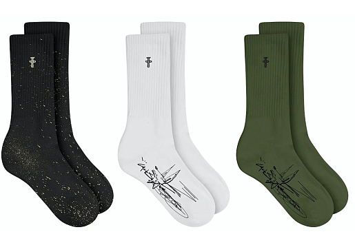 Jordan x Travis Scott Cactus Jack Scribble Socks Multicolor (SS23)