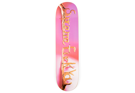Supreme Fuck You Skateboard Deck Pink