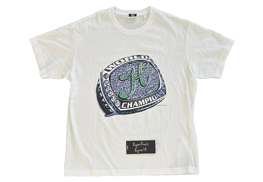 Kith Emerald Champs Vintage White Tee