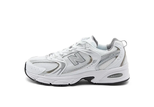 New Balance 530 White Silver Metallic