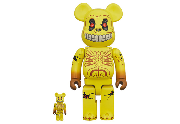 Bearbrick SKULL FACE 100% & 400% Set