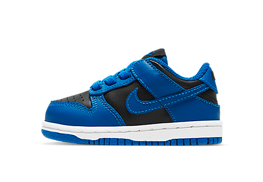 Nike Dunk Low Retro Black Hyper Cobalt Kids