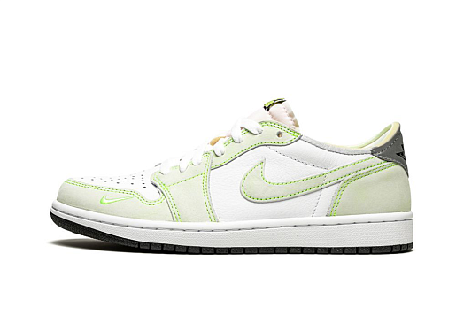 Nike Air Jordan 1 Low White Ghost Green Black
