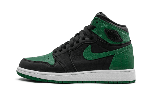 Nike Air Jordan 1 Retro High Pine Green Black GS