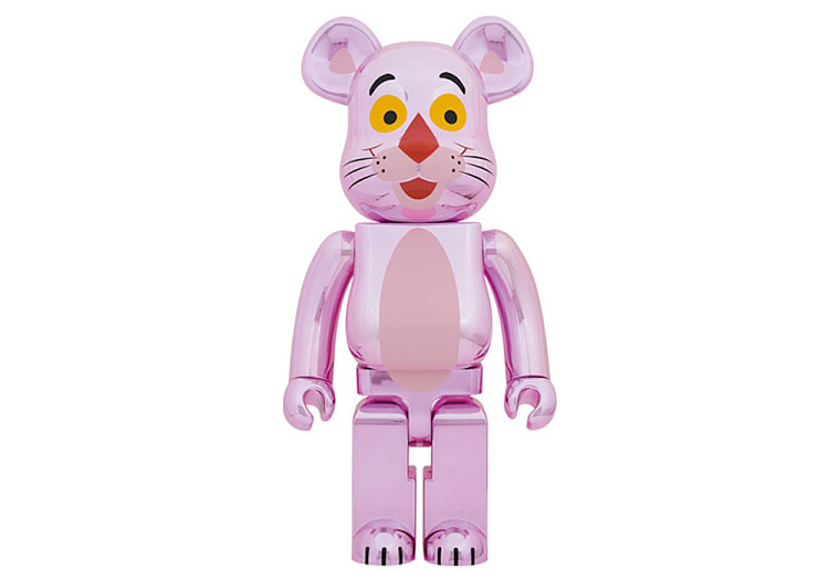 Bearbrick x Pink Panther Chrome Ver. 1000%