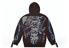 Travis Scott Cactus Jack For Fragment Skeleton Graffiti Full Zip Hoodie Multi