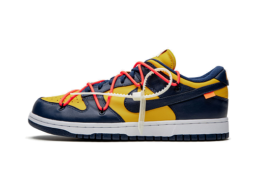 Nike Dunk Low Off-White University Gold Midnight Navy