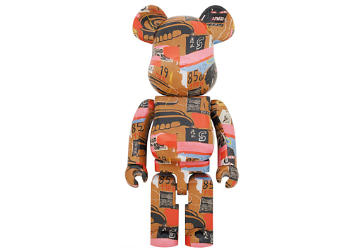 Bearbrick ANDY WARHOL x Jean-Michel Basquiat #2 1000%