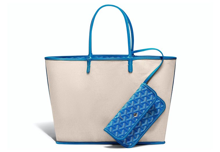 Goyard Saint Louis Tote PM Sky Blue