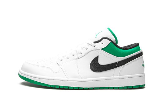 Nike Air Jordan 1 Low White Lucky Green Black (GS)