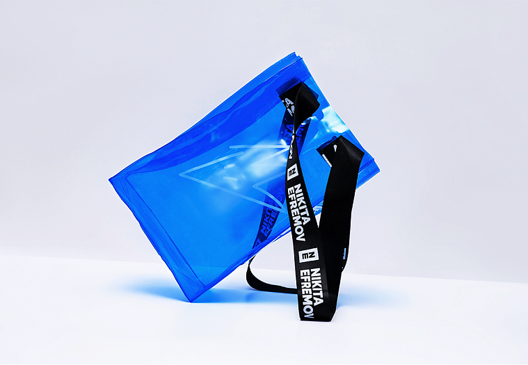 NE Shopping Bag Transparent Navy