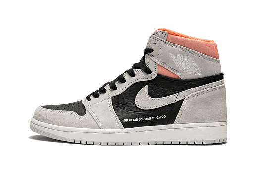 Nike Air Jordan 1 Retro High Neutral Grey Hyper Crimson