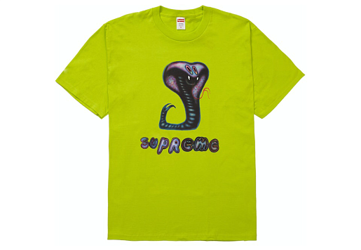 Supreme Snake Tee Bright Green