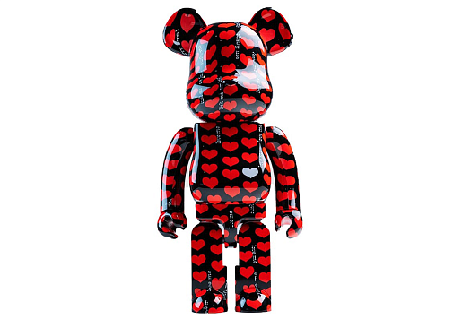 Bearbrick x Medicom Black Hearts 400%