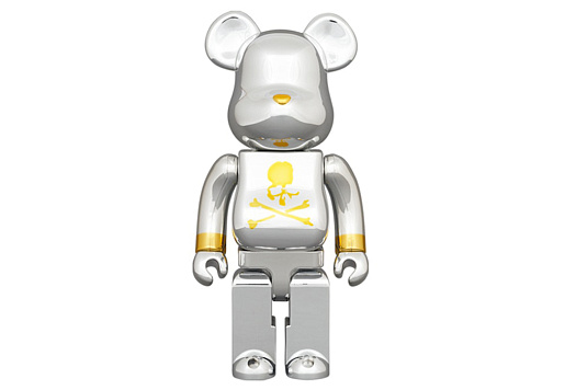 Bearbrick x mastermind JAPAN 1000% Silver