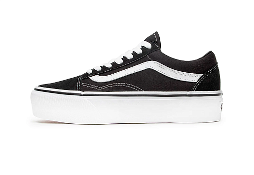 Vans Ua Old Skool Platform Black White