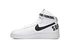 Nike Air Force 1 High Supreme World Famous White
