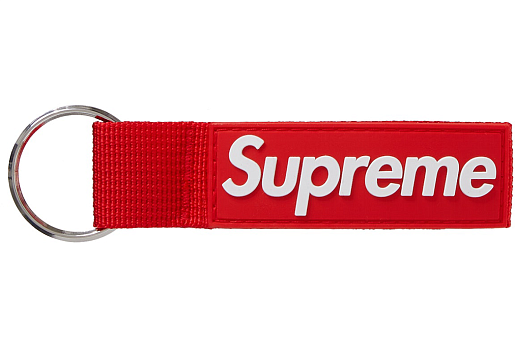 Supreme Webbing Keychain Red (SS23)