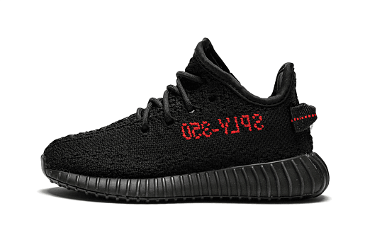 Yeezy 350 Black Red Kids