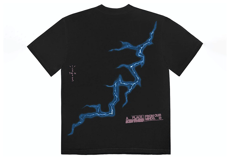 Travis Scott Cactus Jack for Fragment Design Black Tee