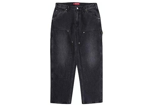 Supreme Double Knee Painter Pant Washed Black (SS23)