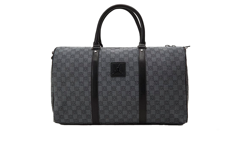 Nike Air Jordan Monogram Duffle Bag Grey
