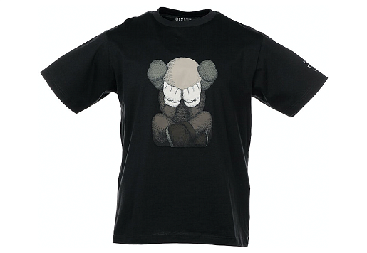 KAWS x Uniqlo Tokyo First Tee (Asia Sizing) Black