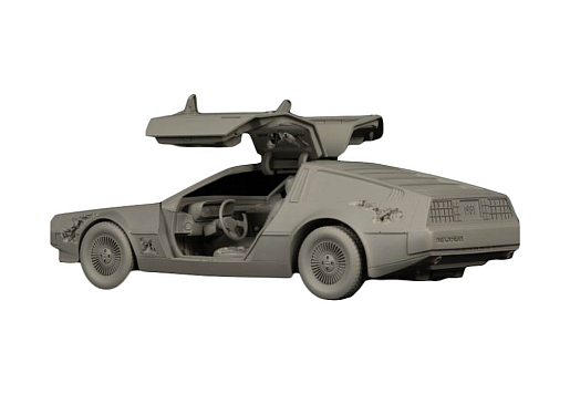 Daniel Arsham Eroded Delorean Figure (Edition of 500) Grey