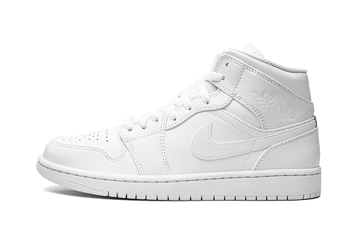 Nike Air Jordan 1 Mid Triple White 2.0 (2020)