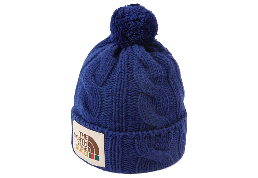 Gucci x The North Face Beanie Blue