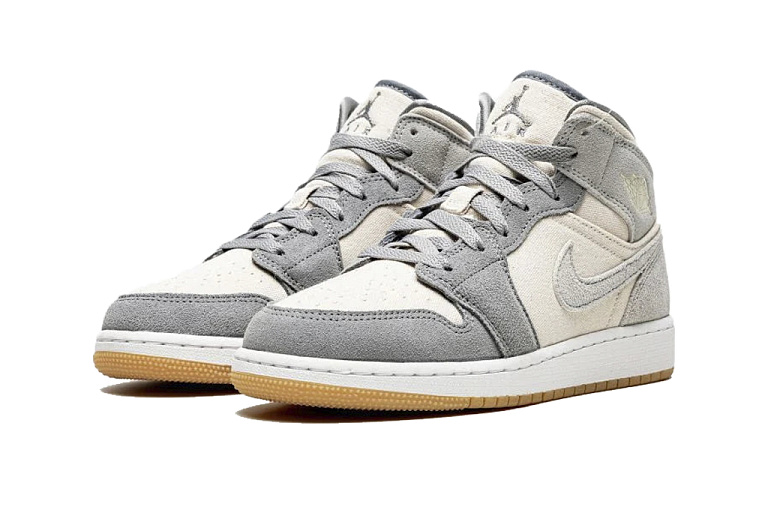 Nike Air Jordan 1 Mid SE Coconut Milk Particle Grey