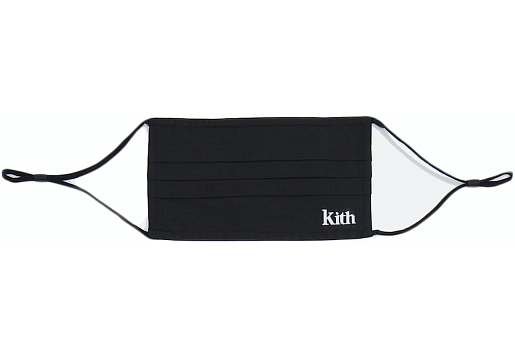 Kith Serif Washable Face Mask Black