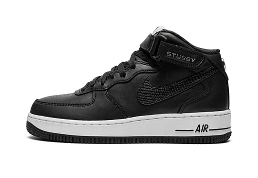 Nike Air Force 1 Mid Stussy Black White
