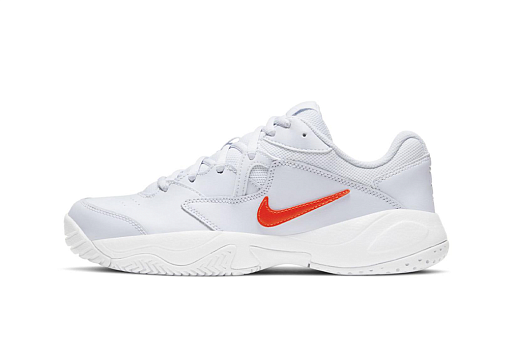 Nike Court Lite 2 Football Grey Bright Crimson (W)