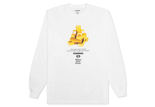 Neighborhood MOP-2 C L/S Tee White