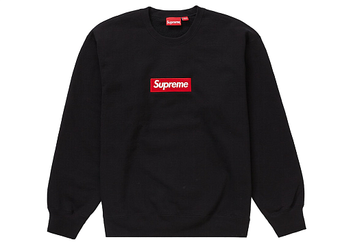 Supreme Box Logo Crewneck Black (FW22)