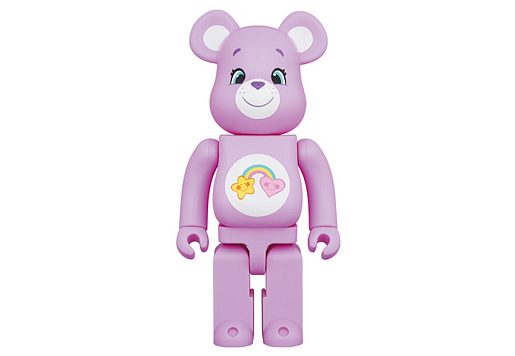 Bearbrick x Care Bears Best Friend Bear Purple 1000% 